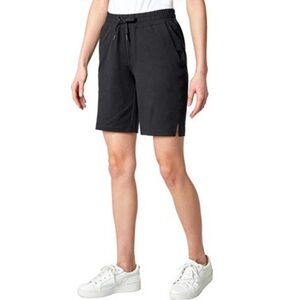 MONDETTA Women Active Performance Elastic Waist Soft Casual Bermuda Shorts